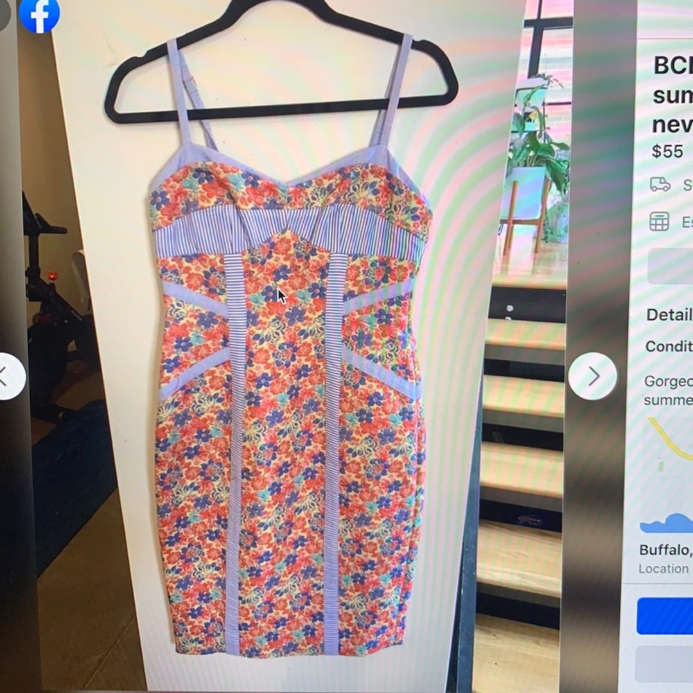 Bcbg maxazria cocktail summer dress size 6 NWT